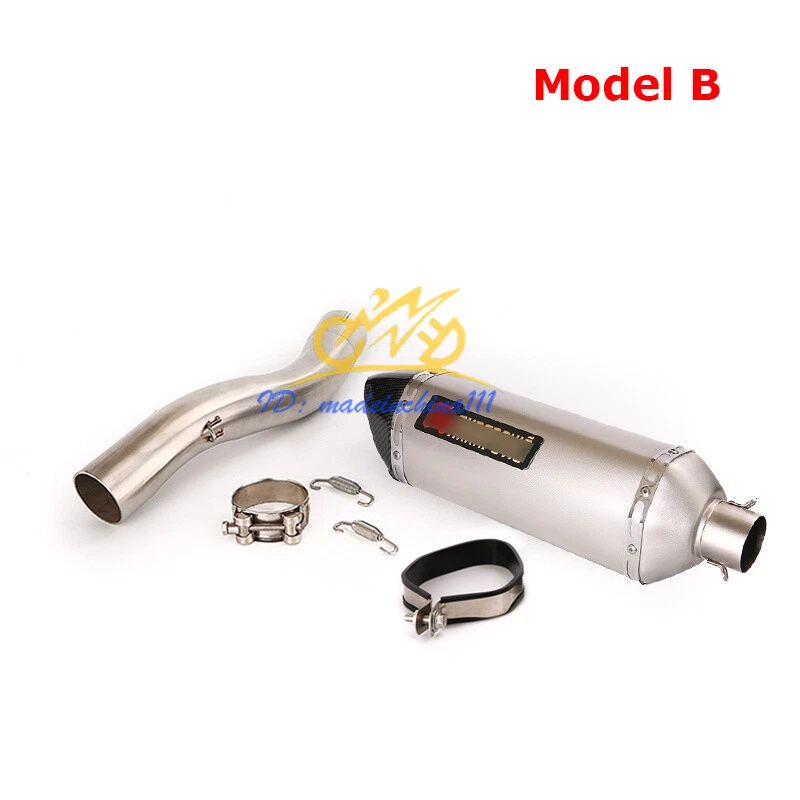 Silenciadores de escape de 470 mm sin cordones para Kawasaki Ninja ZX10R 2004-2005 Foto 3 de 4