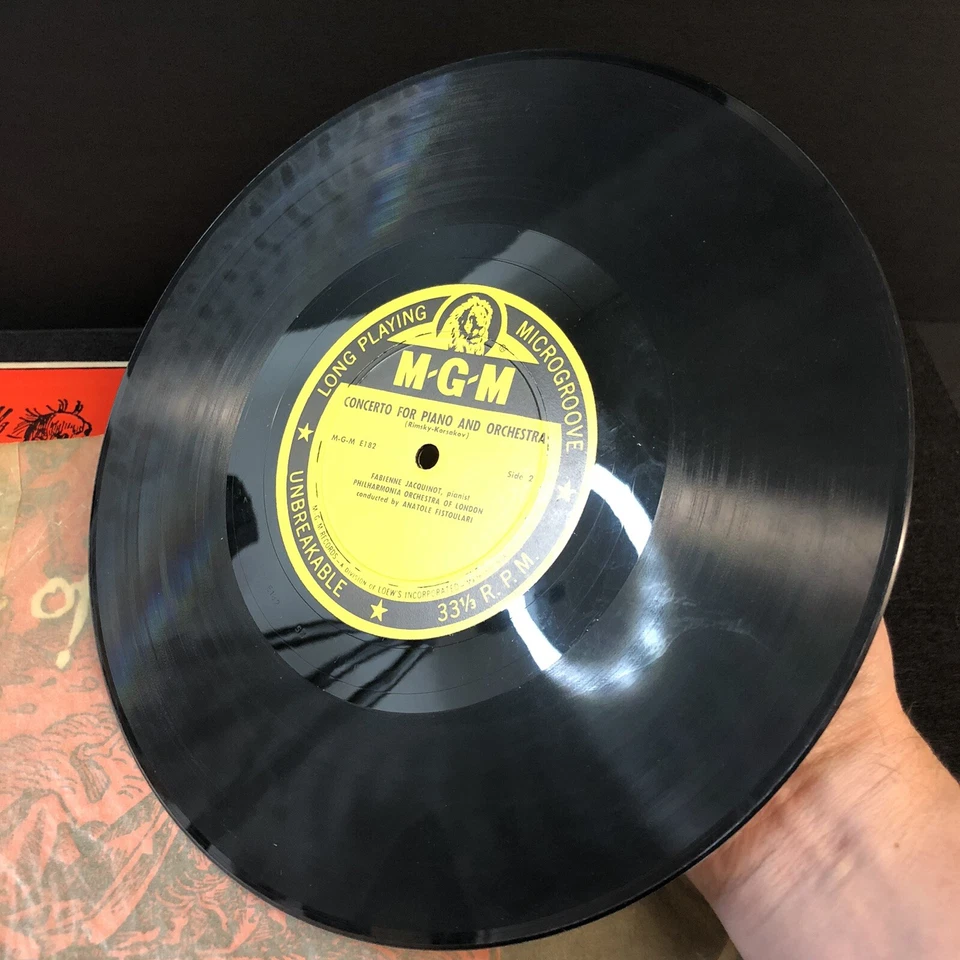 Dance Of Death by Liszt Record MGM pianist F Jacquinot Satanic Demonic Cover Foto 4 de 4