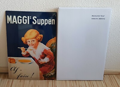 MAGGI's Suppen Werbeschild