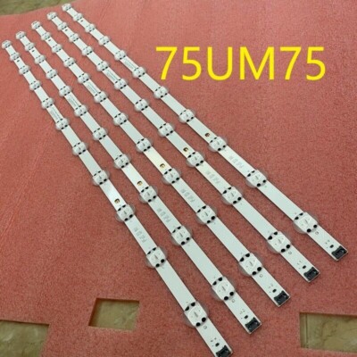 LED Strip(5)For LG 75UM7110PLB 75UN7070PUC 75UN7370AUH 75UN8570PUC 75UM7050PLF