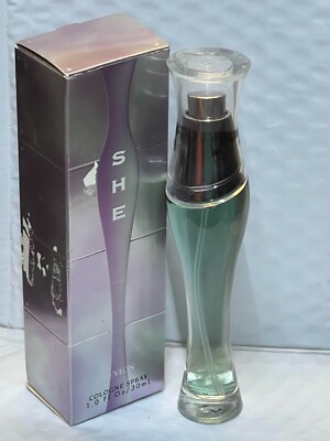 SHE COLOGNE SPRAY FOR WOMEN BY REVLON - 1.0 OZ/30 ML IN SLIGHTLY DAMAGED BOX