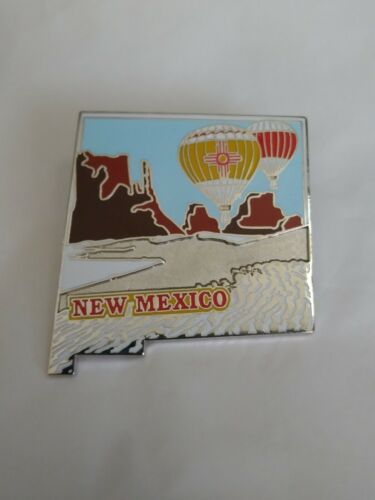 New Mexico Souvenir Lapel Hat Jacket Pin Land Of Enchantment Large Nice Pin - Picture 1 of 4