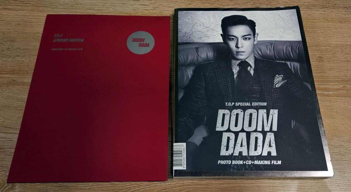T.O.P Doom Dada Dada Official Photobook+CD+Making Film T.O.P Doom Dada Dada Official Photobook+CD+Making Film