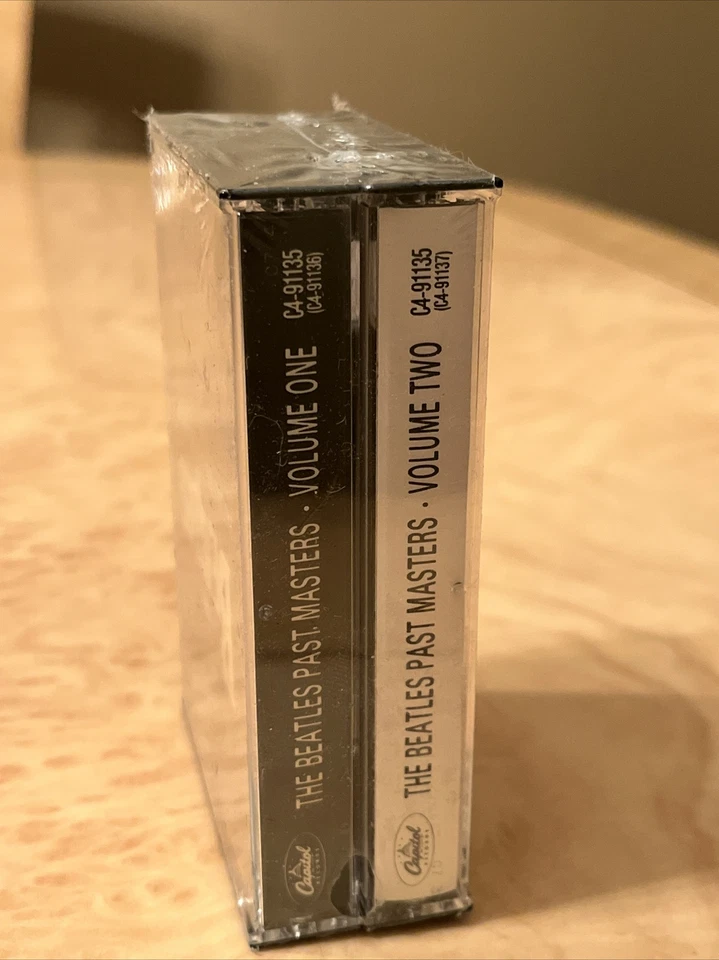 The Beatles Past Masters Volume 1 2 Cassette Tape Tapes Capitol SEALED - Image 3 of 4