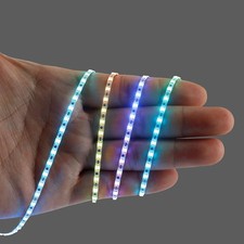 3.2FT WS2812B WS2812 2.7mm Ultra Narrow LED Strip,160LEDs/m Individually Addr