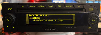Autoradio Becker Traffic Pro BE7945 mit Codekarte und Software CD. Getestet!