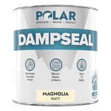 Image of Polar Damp Seal Paint - 500Ml, Magnolia - Primer & Topcoat for Indoor Walls & Ce