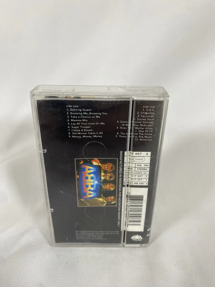 ABBA Gold Greatest Hits Limited Edition Signature Issue Cassette Tape Album - Image 3 of 4