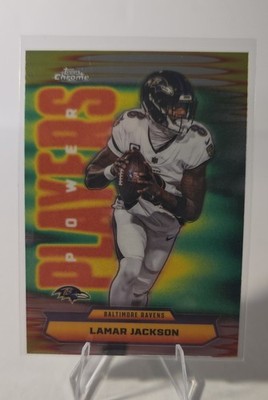 2025 Topps Chrome - Power Players Lamar Jackson #PP-1