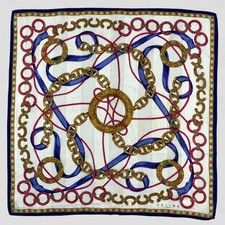 Vintage Celine Handkerchief Neckerchief Bandana Pocket Square