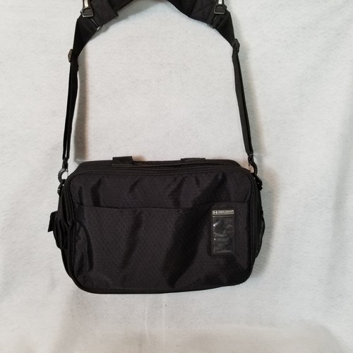 UNDER ARMOUR Performance Coaches Soft Briefcase Messenger Laptop Bag Black - Picture 4 of 12