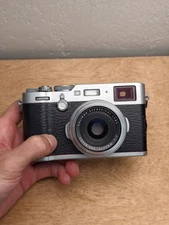 Fujifilm X100F Silver 24.3MP X Trans CMOS II Compact Digital Camera