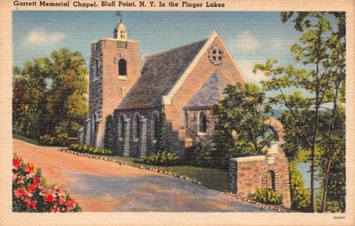 Vintage Postcard Bluff Point Finger Lakes Garrett Chapel Bluff 7.26.2025-1-0073