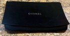 Chanel Black Felt Folding Pouch 9.75” X 6” X .3”