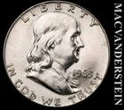 1963-D Silver Franklin Half Dollar - Brilliant Uncirculated  Lustrous  #L6779
