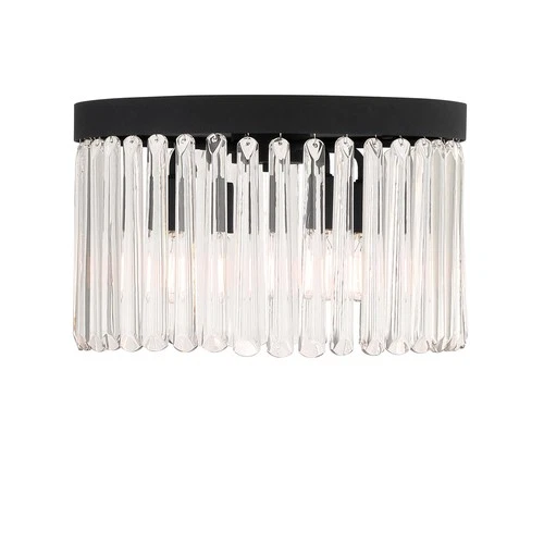 Emory 4-Light Ceiling Mount in Forge Black - Picture 3 of 6