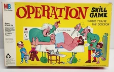 Operation Game 1965 Milton Bradley Smoking Doctor Complete Bulb Works No Buzz