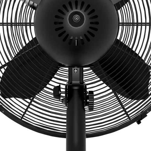 Classic 16 In. 3-Speed Wall Fan in Matte Black with Oscillation and Adjustable H - Picture 3 of 11