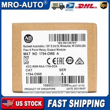 New Factory Sealed 1794-OW8 SER A Flex 8 Point Relay Output Module 1794OW8