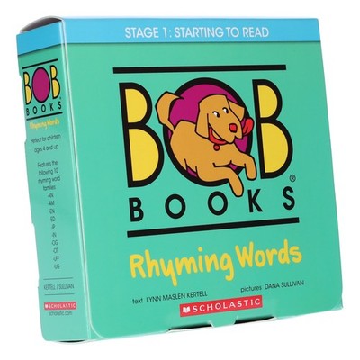 Bob Books: Rhyming Words (Stage 1) 10 Books By Scholastic - Ages 3-6 - Paperback
