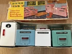 VINTAGE 1950'S DOLLSHOUSE KITCHEN TIN PLATE BOXED SET MADE IN CHINA