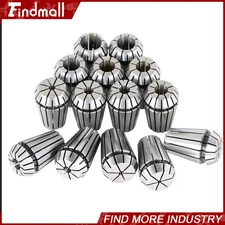 14Pcs ER20 Spring Collet Set Fit For CNC Milling Lathe Tool Engraving