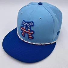 Asheville Tourists Hat New Era 59fifty Fitted 7 1/4 MILB Minor Stars Stripes LNC