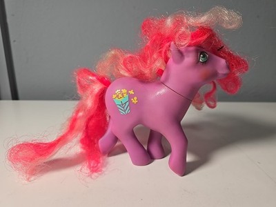 My Little Pony G1 Candy Cane Caramel Crunch 1984 Popcorn Purple