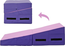 Incline Gymnastics Mat Tumbling Folding Exercise Mat for Home Gym and Yoga