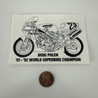Doug Polen Ducati World Superbike Champion 91 92 Sticker Fast By Ferracci Decal