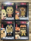 WWE Funko Pop Pin Set Ric Flair Randy Savage Ultimate Warrior Iron Sheik