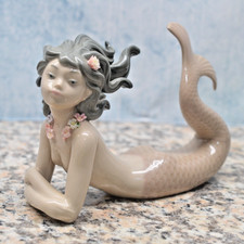 Vintage LLADRO #1414 FANTASY MERMAID FIGURINE - No Stand