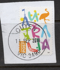 11 SEP 2018, OUYEN, VIC 3490 complete circular postmark on piece