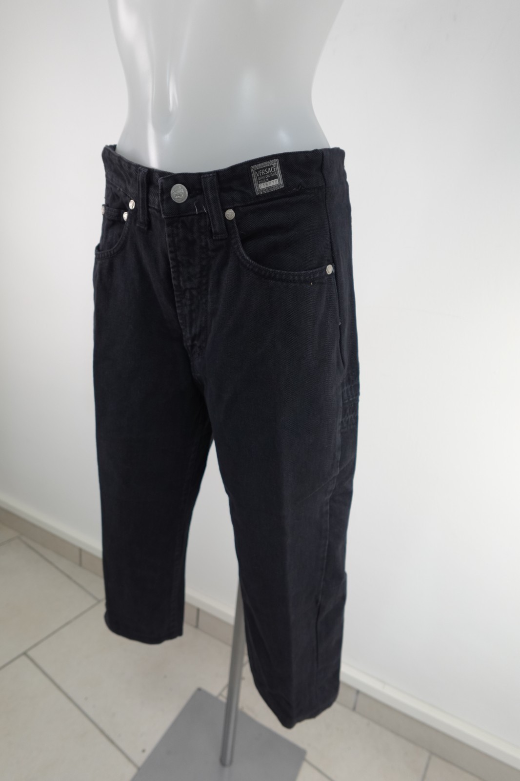 Versace Jeans Couture Trousers Women's Jeans Size 42/28 Denim Woman Medusa thumbnail 6