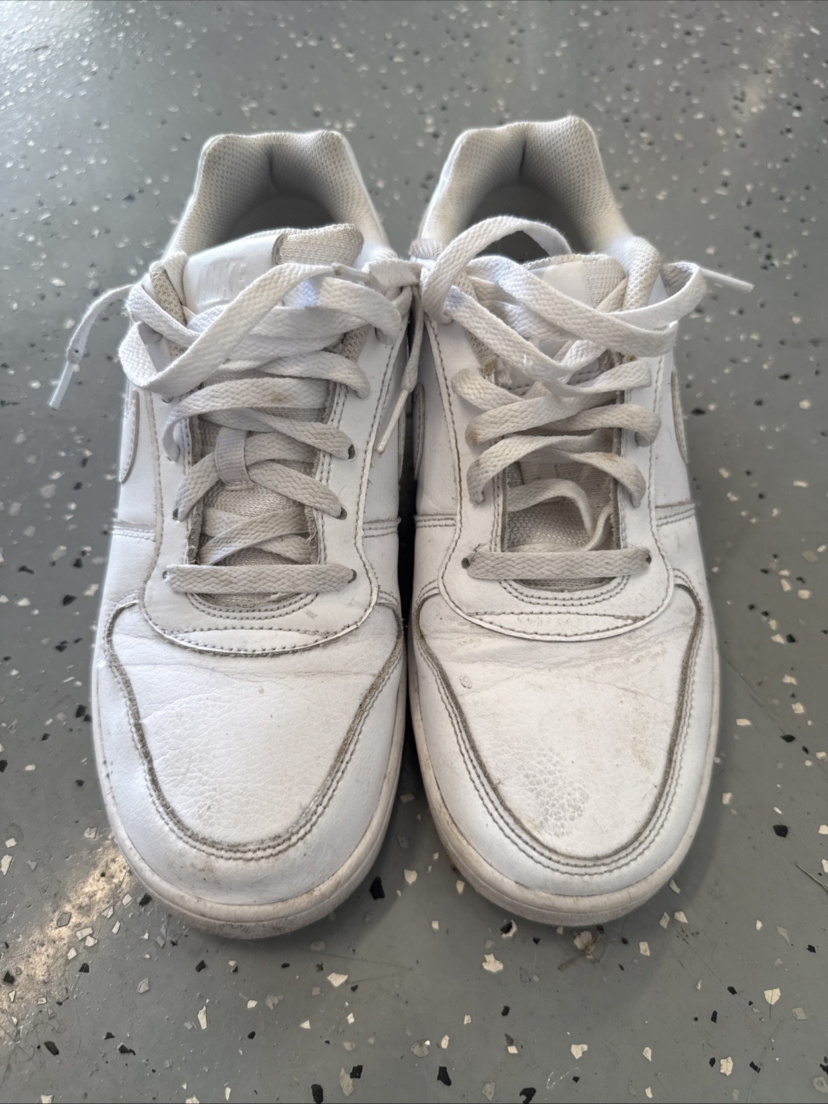 SAOLA Scarpe sneakers casual Nike uomo Ebernon basse AQ1775 100 bianche taglia 7