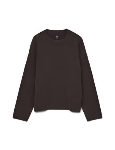 Pullover Vero Moda Vmsilje Ls O-Neck Boxy, GrößE M, Schwarz, Baumwolle-image