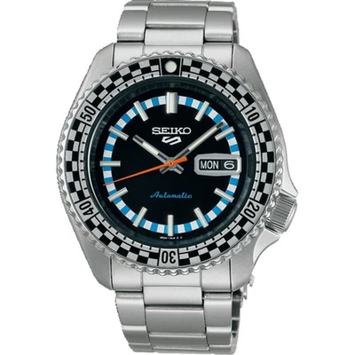 Seiko Checker Flag Special Edition Silber Herren Armbanduhr SRPK67K1 - Bild 1 von 4