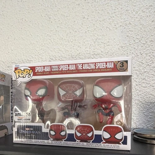 Funko Pop! Vinyl Marvel Spider-Man 3-Pack Amazon Exclusive No Way Home