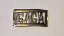 GAGA Custom Personalized Name Belt Buckle -Put your name or word on Buckle