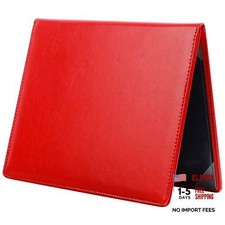Professional Certificate Cover Diploma Holders 8.5"x" Red Leather Binder Plain 1