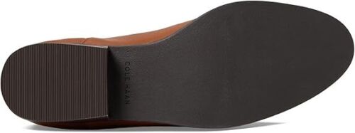 Cole Haan Laina British Tan Princess Leather Almond Toe Pull On Ankle Boots - Picture 3 of 5