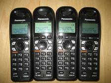 Lot of 4 Panasonic KX-TGA430B 5.8 GHz Cordless Expansion Handset Phone