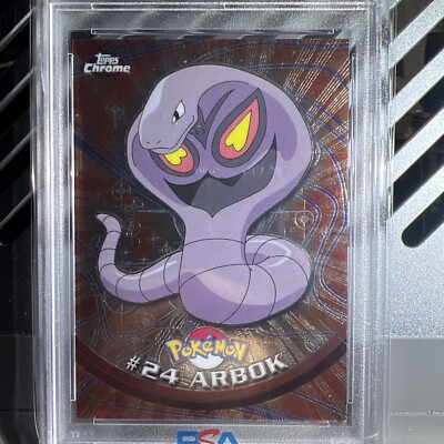 🔥 PSA 9 2000 Pokemon Topps Chrome Arbok #24 | eBay