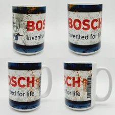 Bosh Power Tools Ceramic Coffee Mug: 11oz/15oz "Dirty" Power Tools Coffee Mug