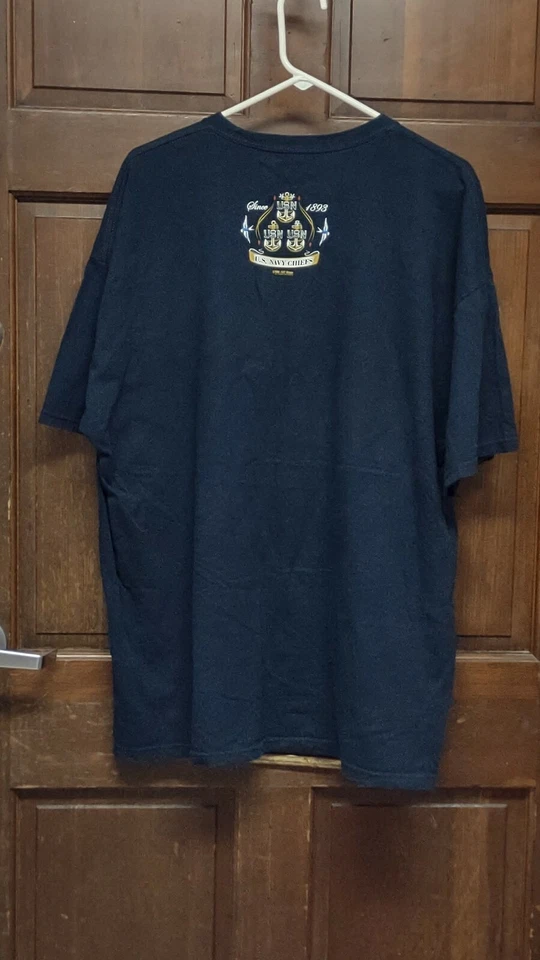 Camiseta para hombre 7,62 Design USN Deckplate Leader Navy Chiefs talla 2XL Foto 2 de 3
