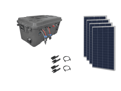 RevoPower Fortress Weatherproof Solar Generator: Made in USA 24/7 Outdoor |  eBay