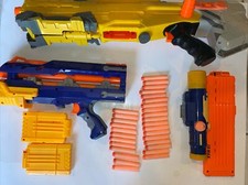 NERF N-Strike Longshot CS-6, Front Gun, Scope, 3 Clips, Bi-Pod  Darts TESTED