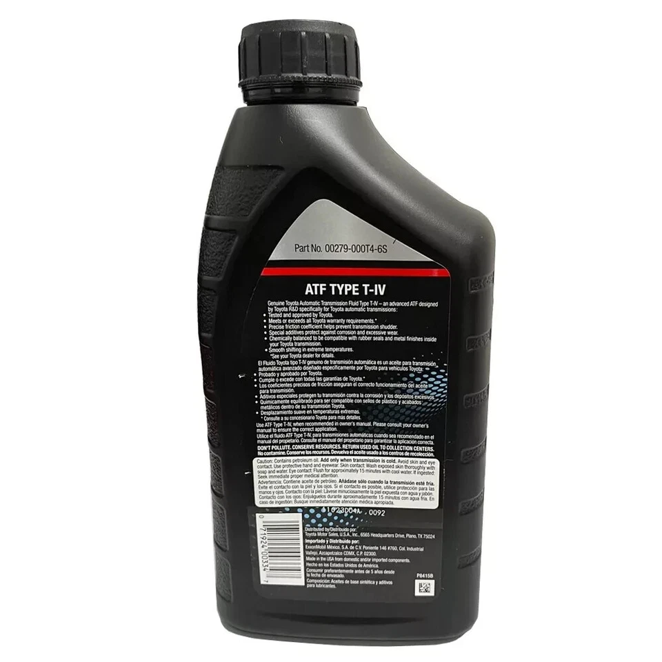 5 Quart ATF OES for Toyota T-IV Automatic Transmission Fluid Oil Scion Lexus - Image 3 of 3