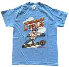 WWE AJ Styles Clash Phenomenal One P1 Shirt / Super Mario 2 inspired / MEDIUM