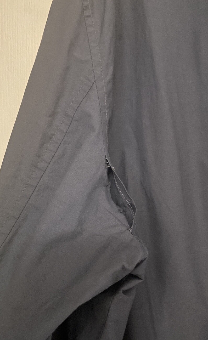 Faherty Bomber Jacket Men Large Blue Gray Full Zip - image 7